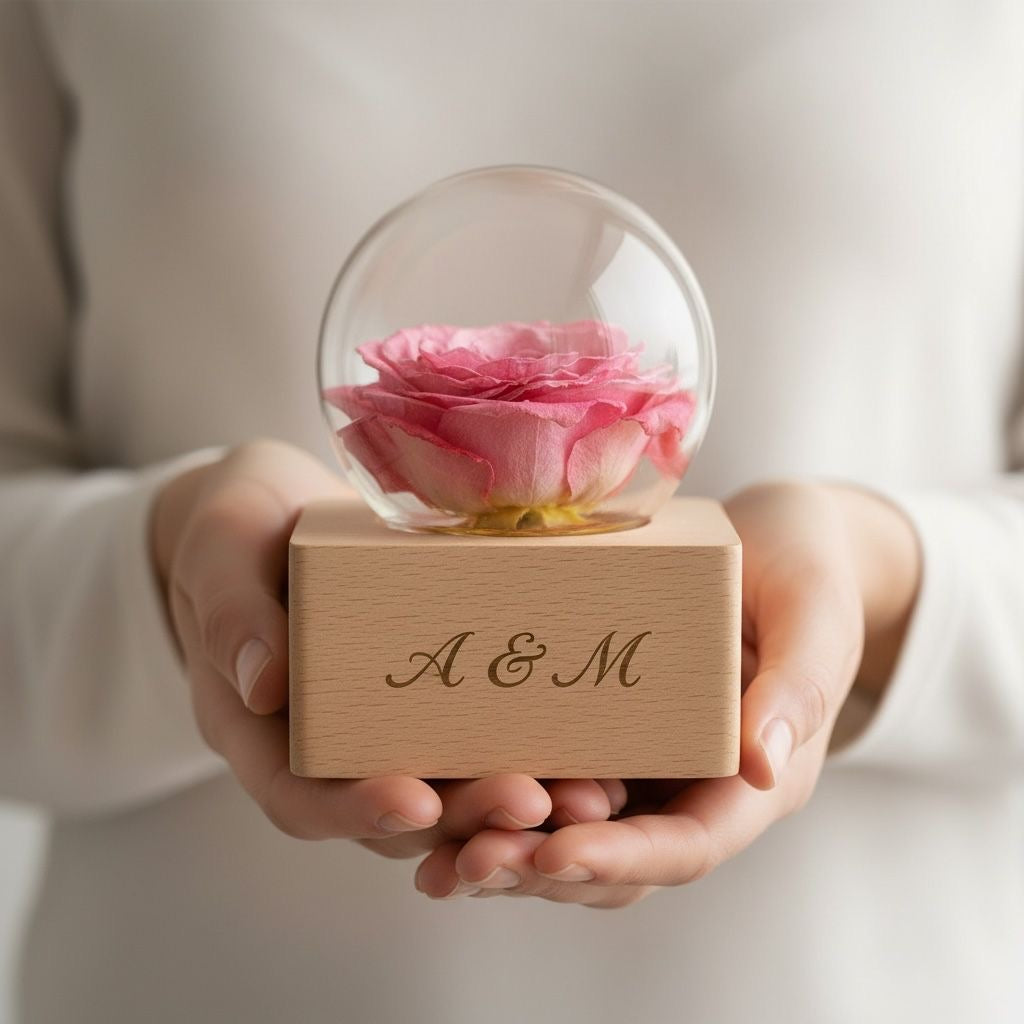 Bouquet Éternel Lumiora™ — Fleurs Qui Ne Fanent Jamais