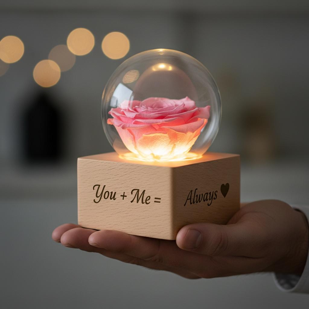 Bouquet Éternel Lumiora™ — Fleurs Qui Ne Fanent Jamais