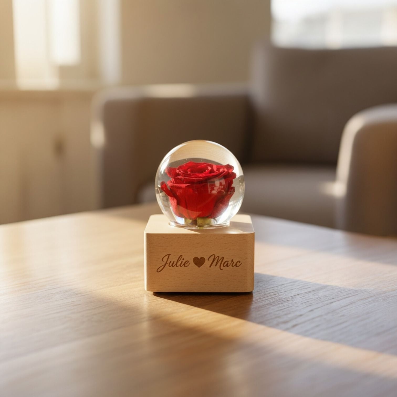 Bouquet Éternel Lumiora™ — Fleurs Qui Ne Fanent Jamais